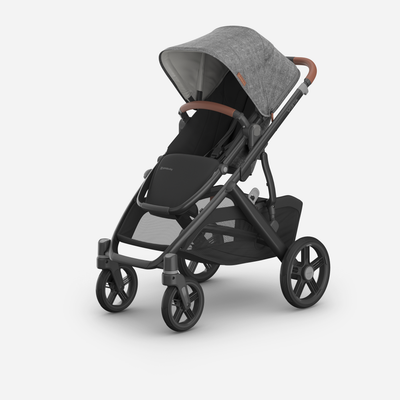 UPPAbaby VISTA V3 With Bassinet - Charcoal Melange/Carbon (Greyson) - UPPAbaby Australia