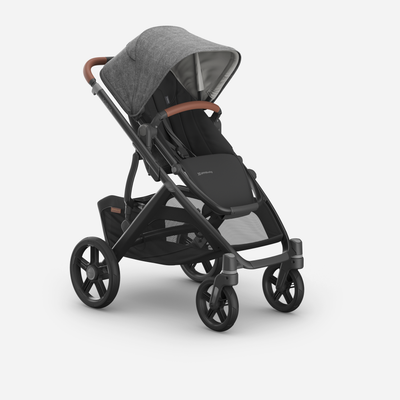 UPPAbaby VISTA V3 With Bassinet - Charcoal Melange/Carbon (Greyson) - UPPAbaby Australia