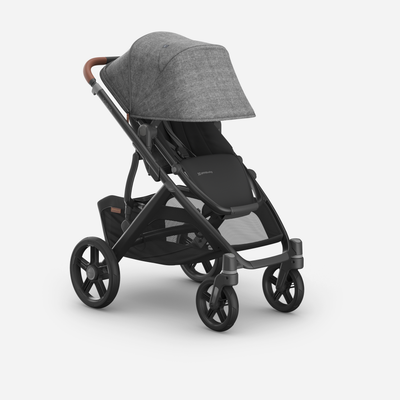 UPPAbaby VISTA V3 With Bassinet - Charcoal Melange/Carbon (Greyson) - UPPAbaby Australia