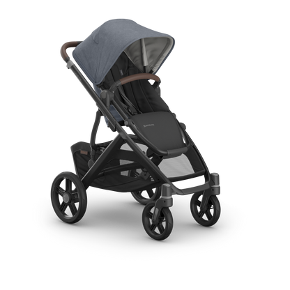 UPPAbaby Vista V3 Pram With Bassinet - Julian (Dusty Blue Melange) - UPPAbaby Australia