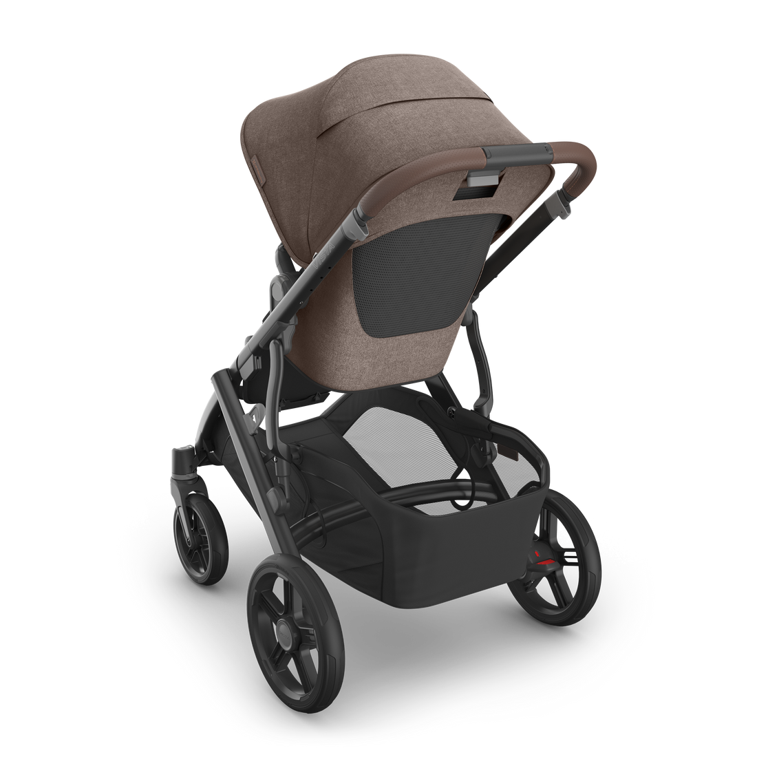 UPPAbaby Vista V3 Pram With Bassinet - Owen (Mocha Melange), three quarter back