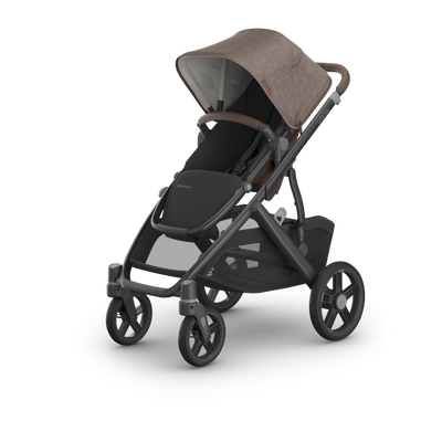 UPPAbaby Vista V3 Pram With Bassinet - Owen (Mocha Melange), three quarter left hero