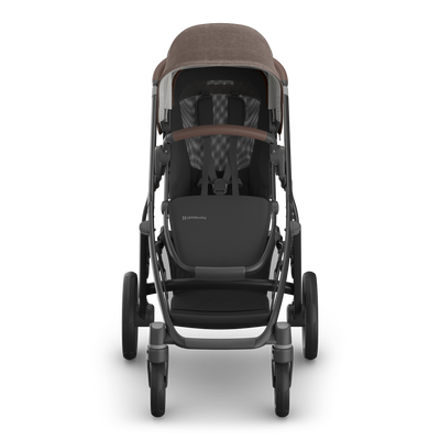 UPPAbaby Vista V3 Pram With Bassinet - Owen (Mocha Melange), front no liner