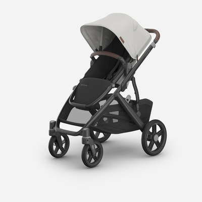 UPPAbaby VISTA V3 With Bassinet - Pearl Grey Jacquard/Carbon (Savannah) - UPPAbaby Australia