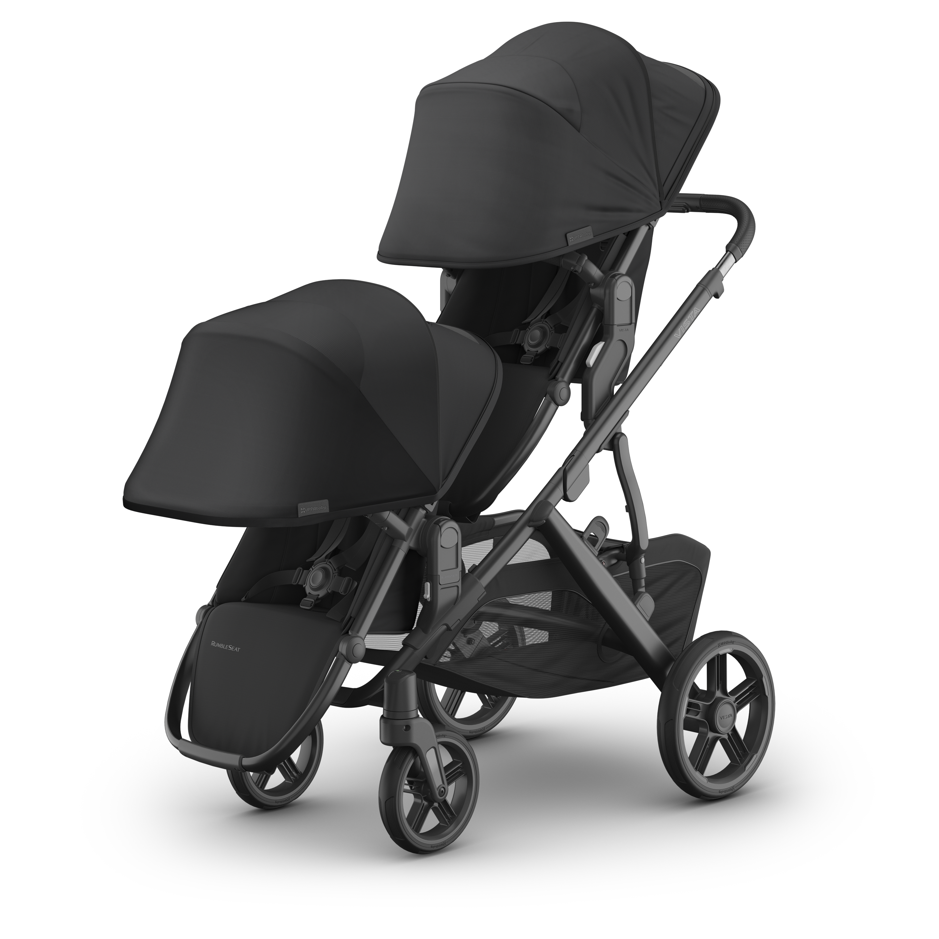 UPPAbaby VISTA V3 RumbleSeat Charcoal/Carbon - Jake