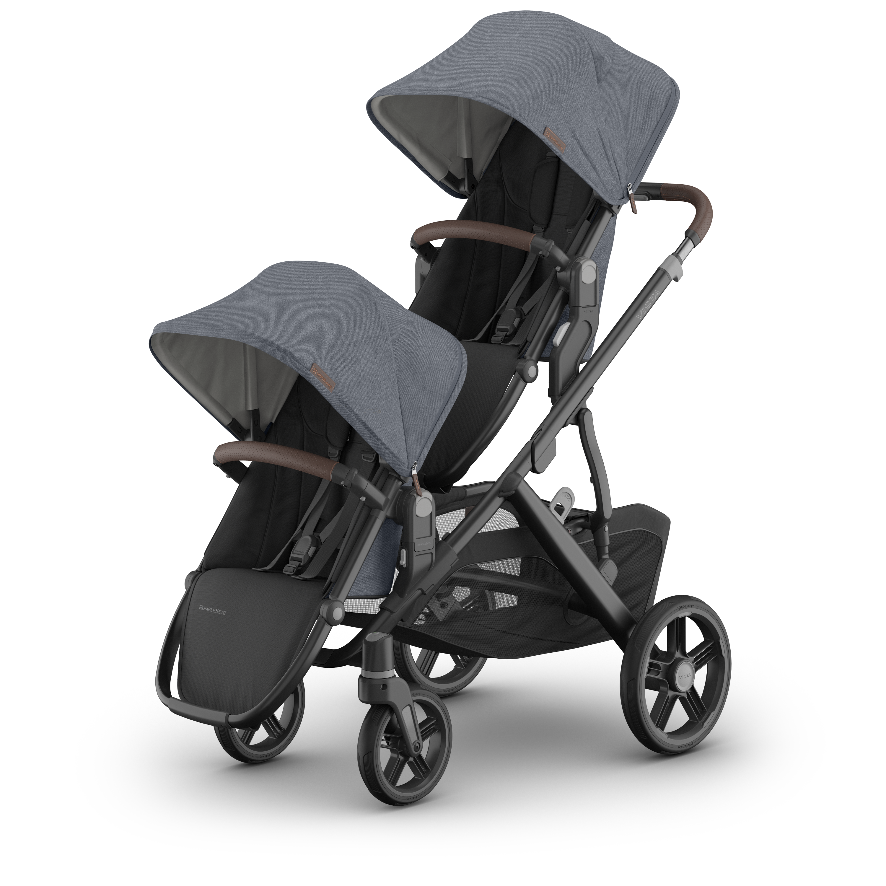 UPPAbaby Vista V3 RumbleSeat - Julian (Dusty Blue Melange)