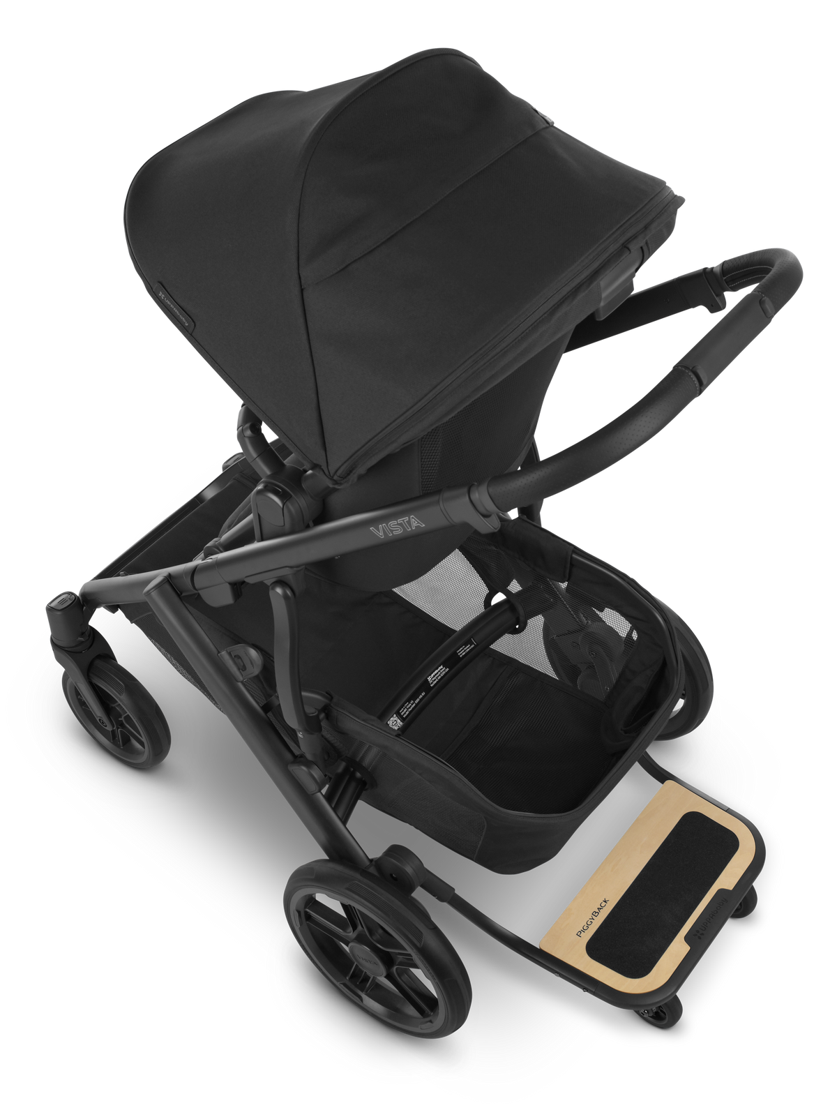 UPPAbaby Vista PiggyBack Ride-Along Board, on Vista V3, above