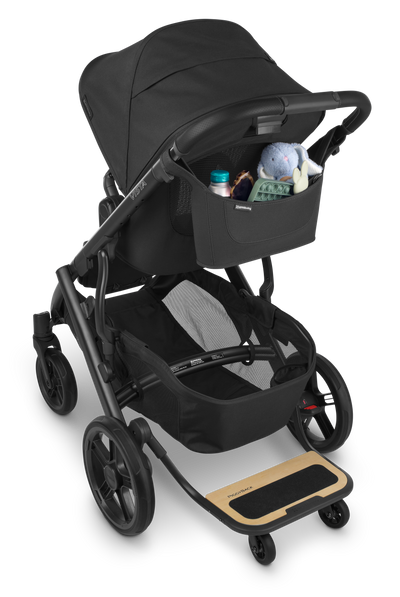 UPPAbaby Vista PiggyBack Ride-Along Board, on Vista V3 with parent organiser