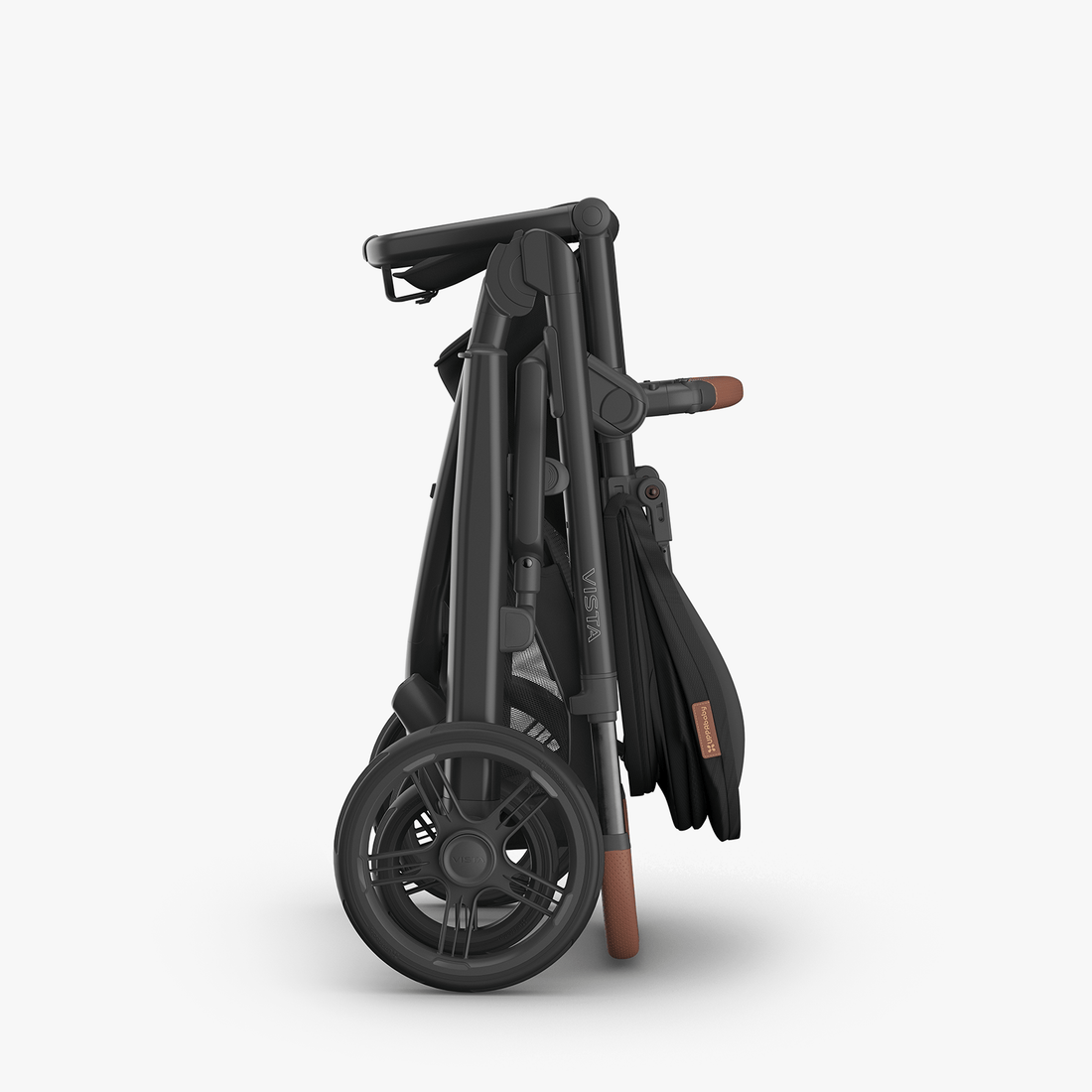 Damaged Box - UPPAbaby Vista V3 Pram with Toddler Seat Only - Nori (Charcoal / Saddle Leather) - UPPAbaby Australia