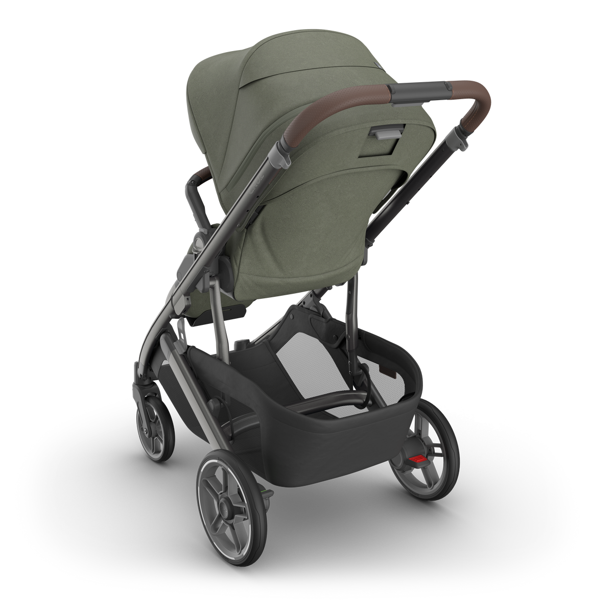UPPAbaby Cruz V3 Pram - Evelyn (Meadow Green), three quarter back