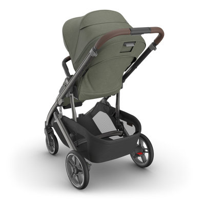UPPAbaby Cruz V3 Pram - Evelyn (Meadow Green), three quarter back