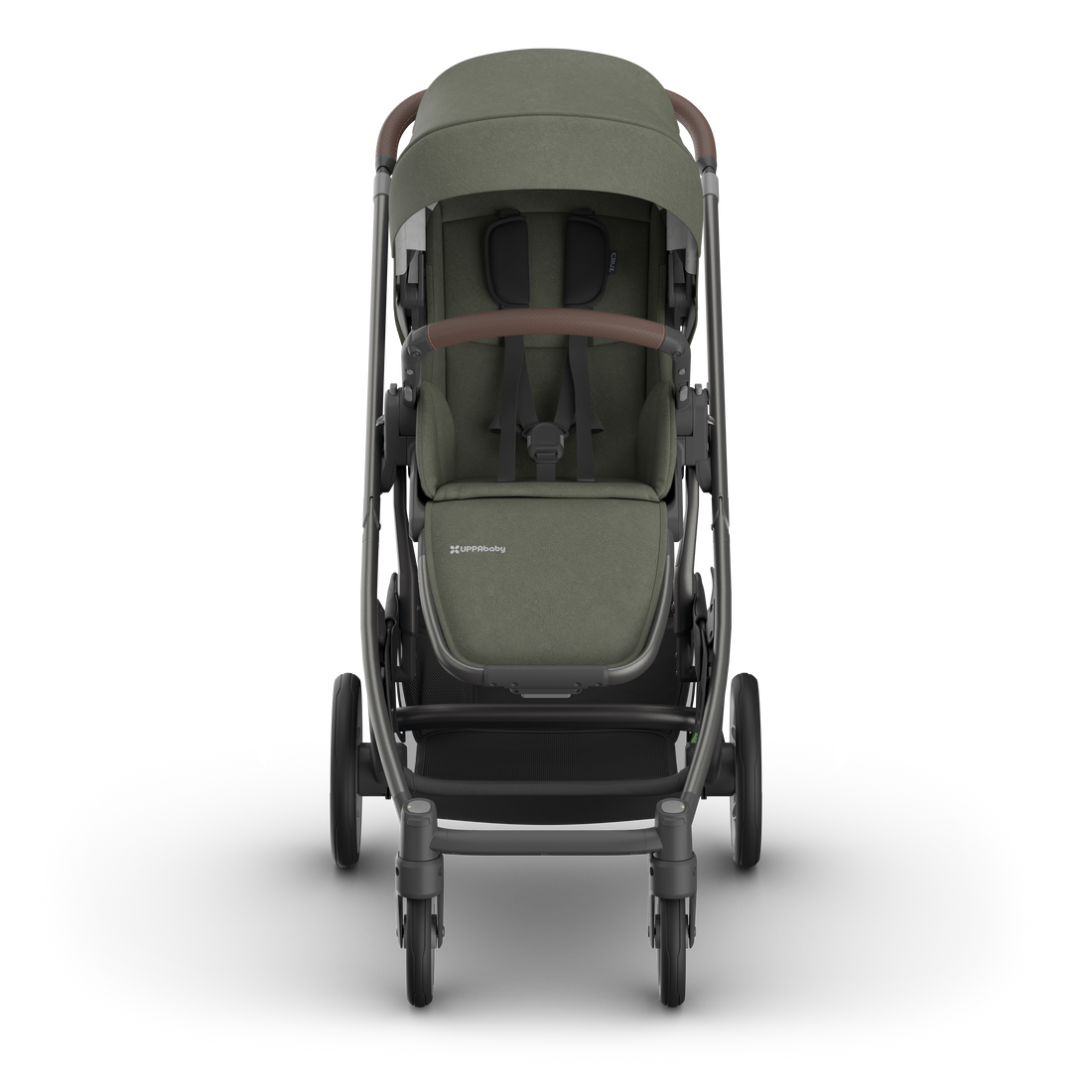 UPPAbaby Cruz V3 Pram - Evelyn (Meadow Green), front