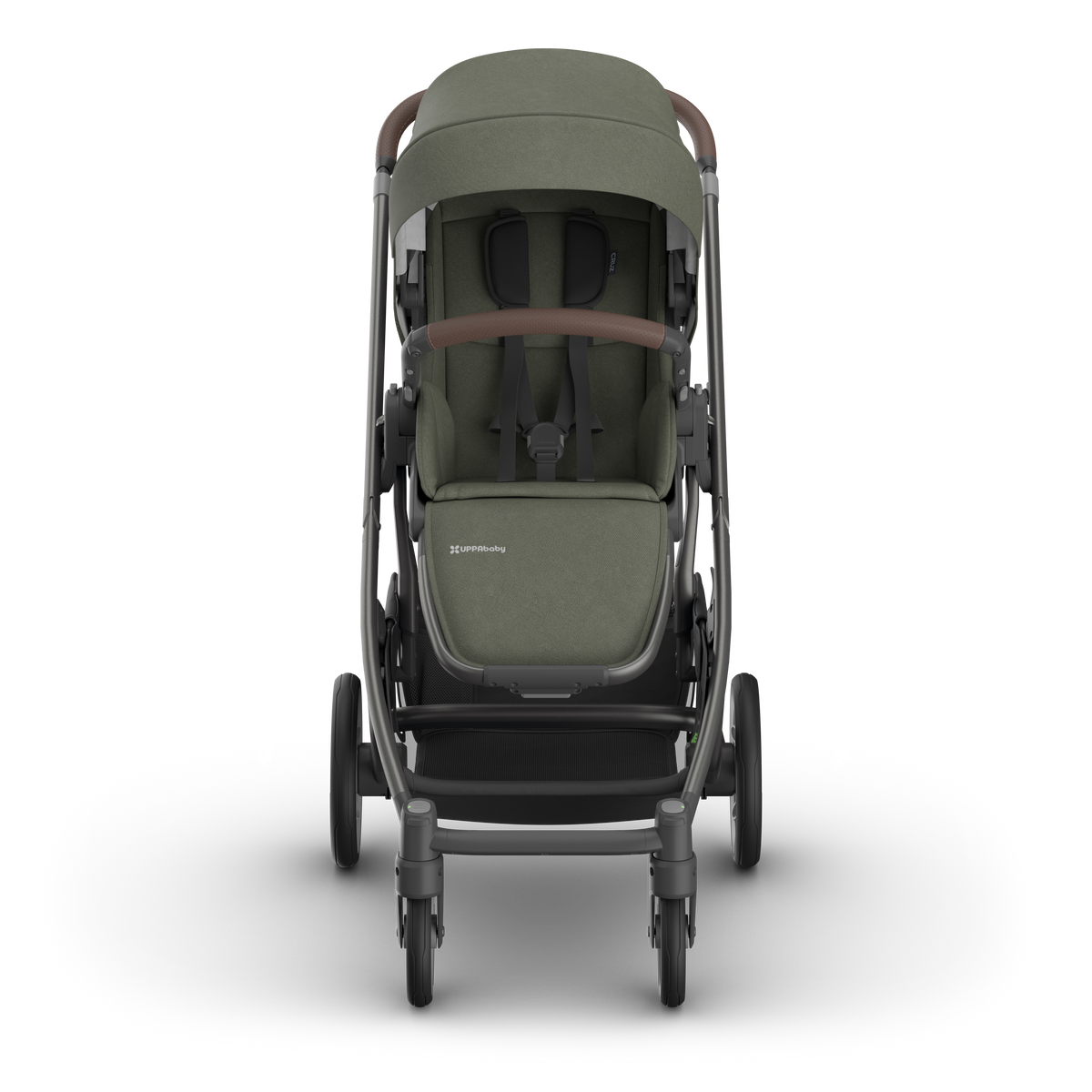 UPPAbaby Cruz V3 Pram - Evelyn (Meadow Green), front