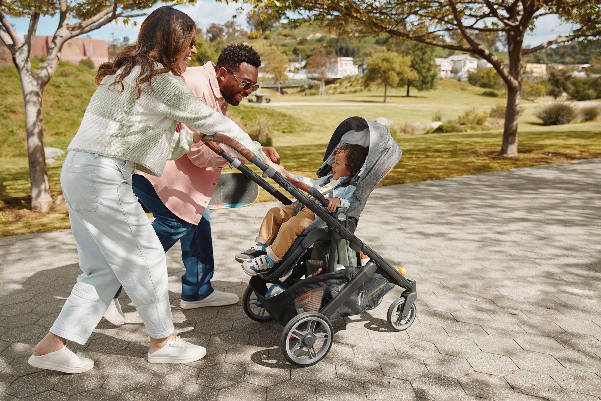 UPPAbaby Cruz V3 Pram - Greyson (Charcoal Melange / Carbon)