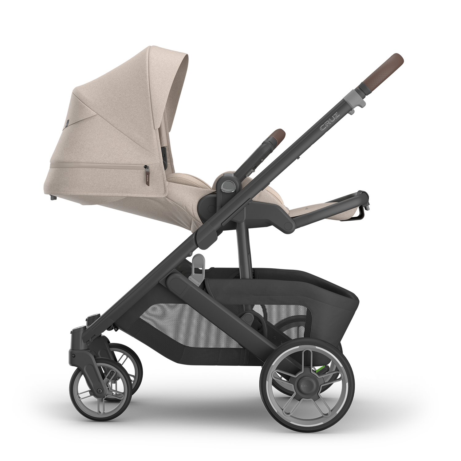 UPPAbaby Cruz V3 Pram - Ada (Sandstone/Chestnut leather) - UPPAbaby Australia