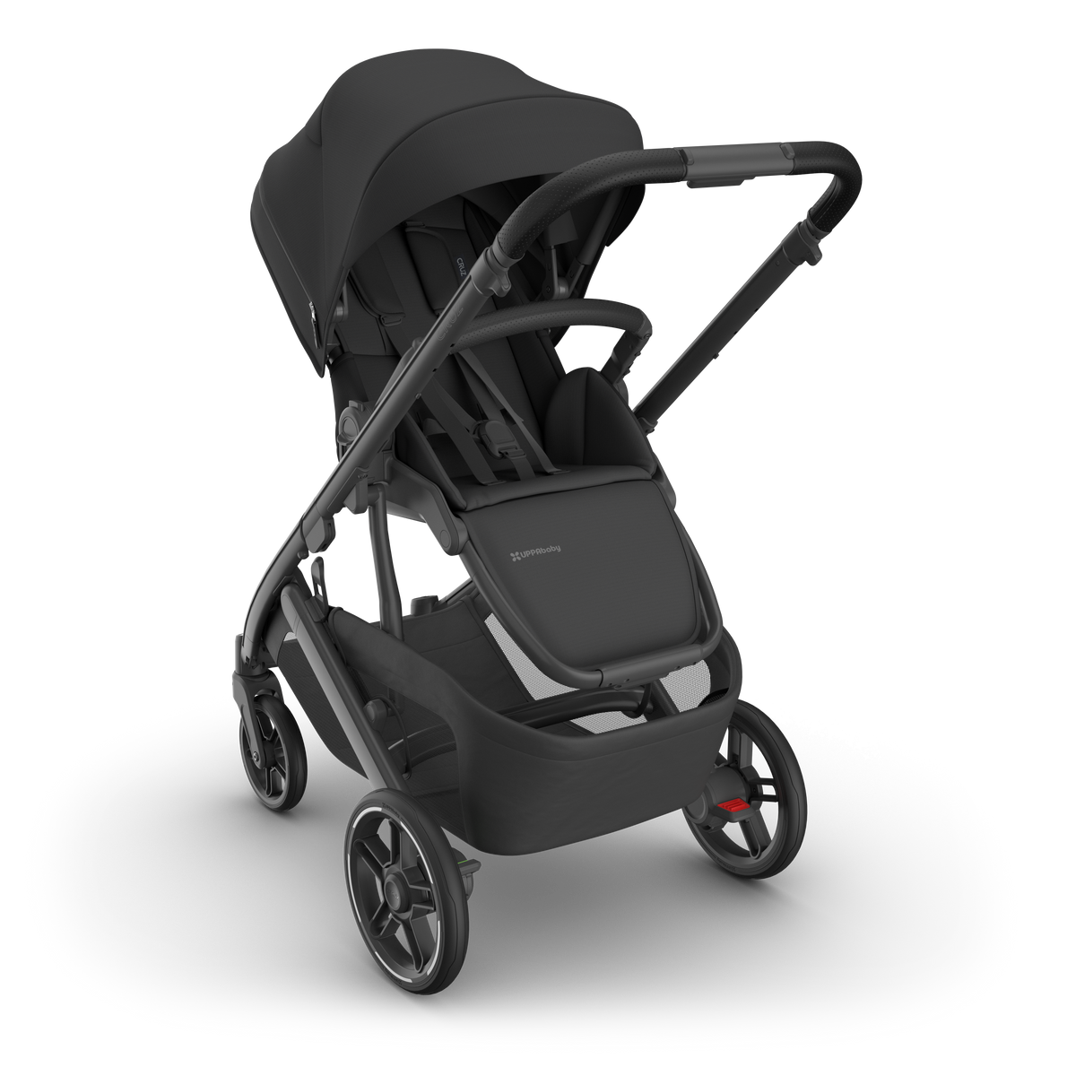 UPPAbaby Cruz V3 Pram - Jake (Charcoal), three quarter reversed
