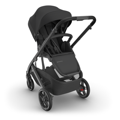 UPPAbaby Cruz V3 Pram - Jake (Charcoal), three quarter reversed