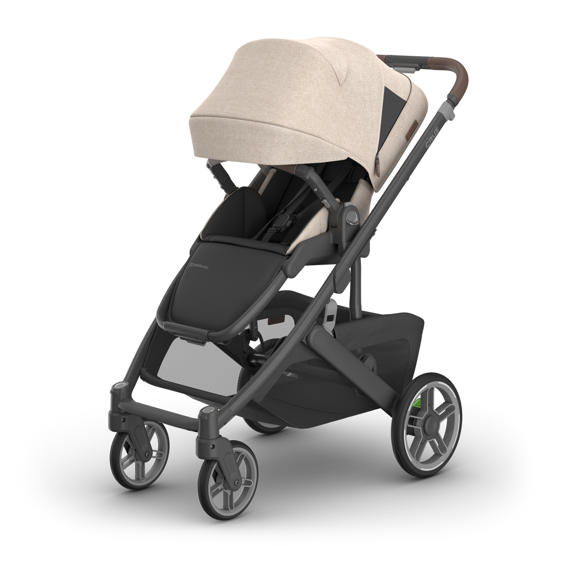 Ex Display - UPPAbaby Cruz V3 Pram - Liam, three quarter left sunshade