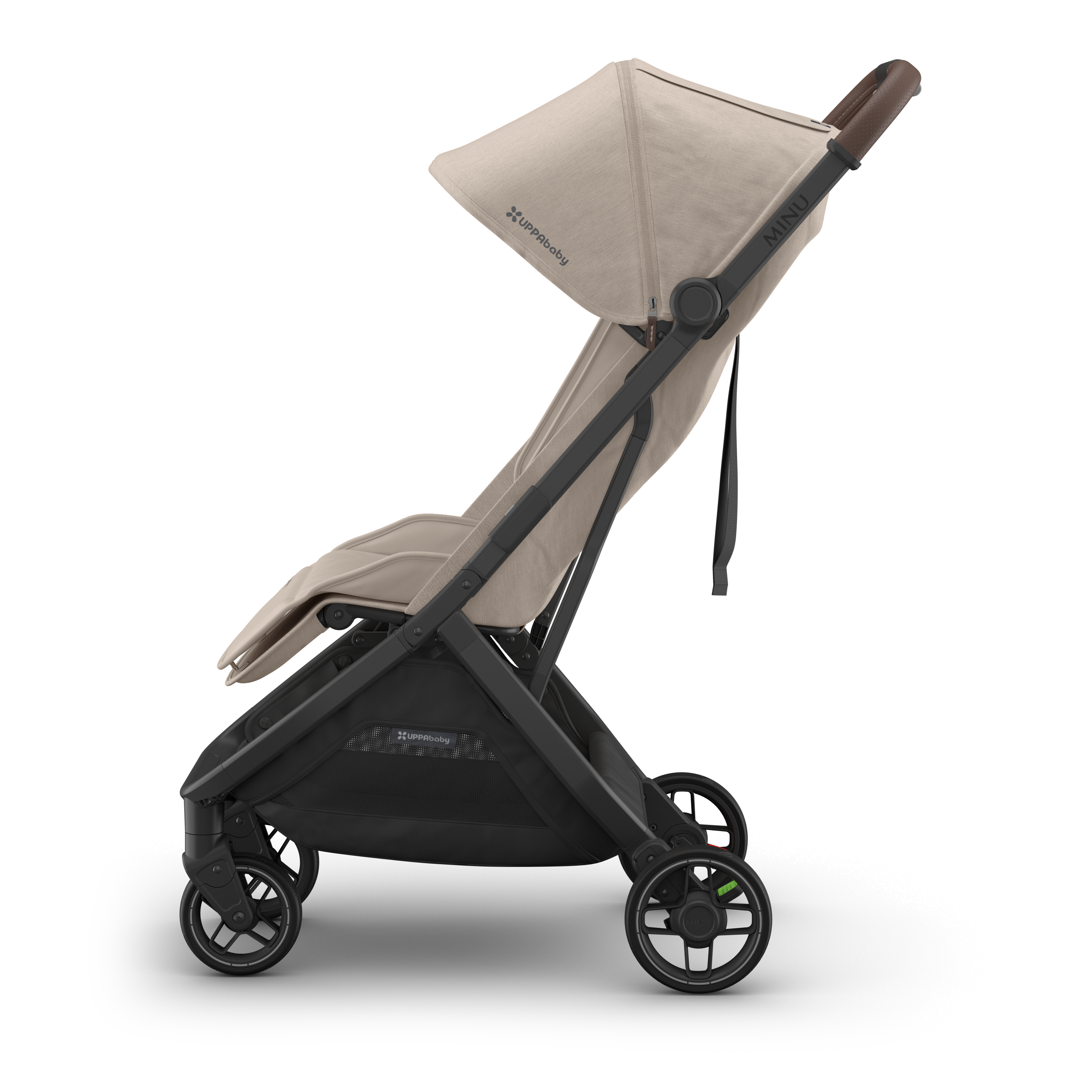 UPPAbaby Minu V3 Stroller - Ada (Sandstone/Chestnut leather) - UPPAbaby Australia
