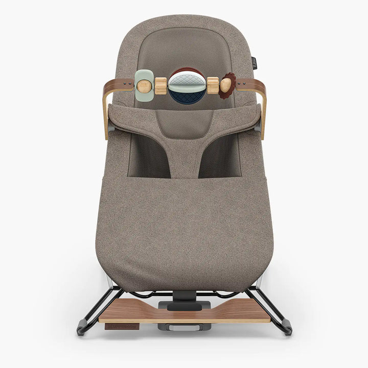 UPPAbaby Mira Bouncer Wonder Wheel Toy Bar – Multicolor | Walnut Wood - UPPAbaby Australia