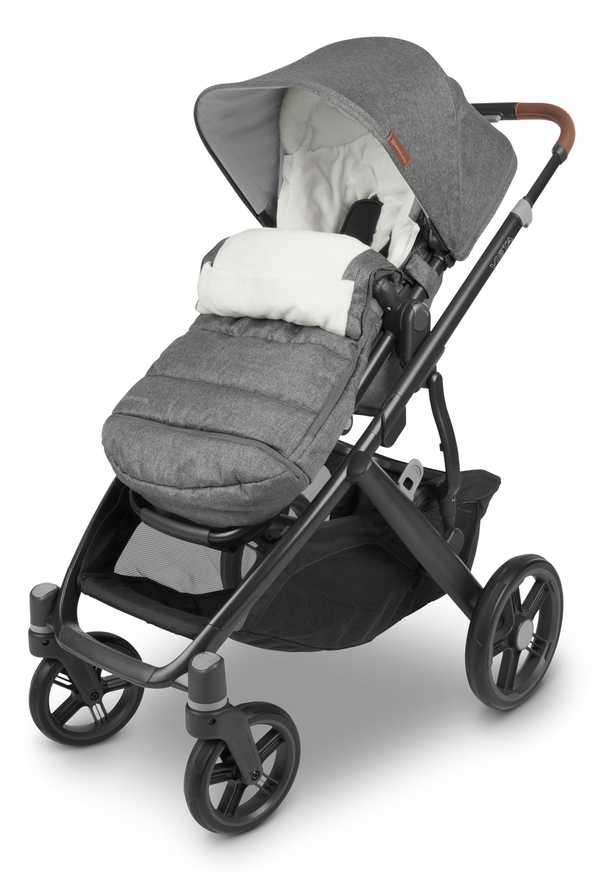 UPPAbaby Cozy Ganoosh (Greyson), on Vista V3