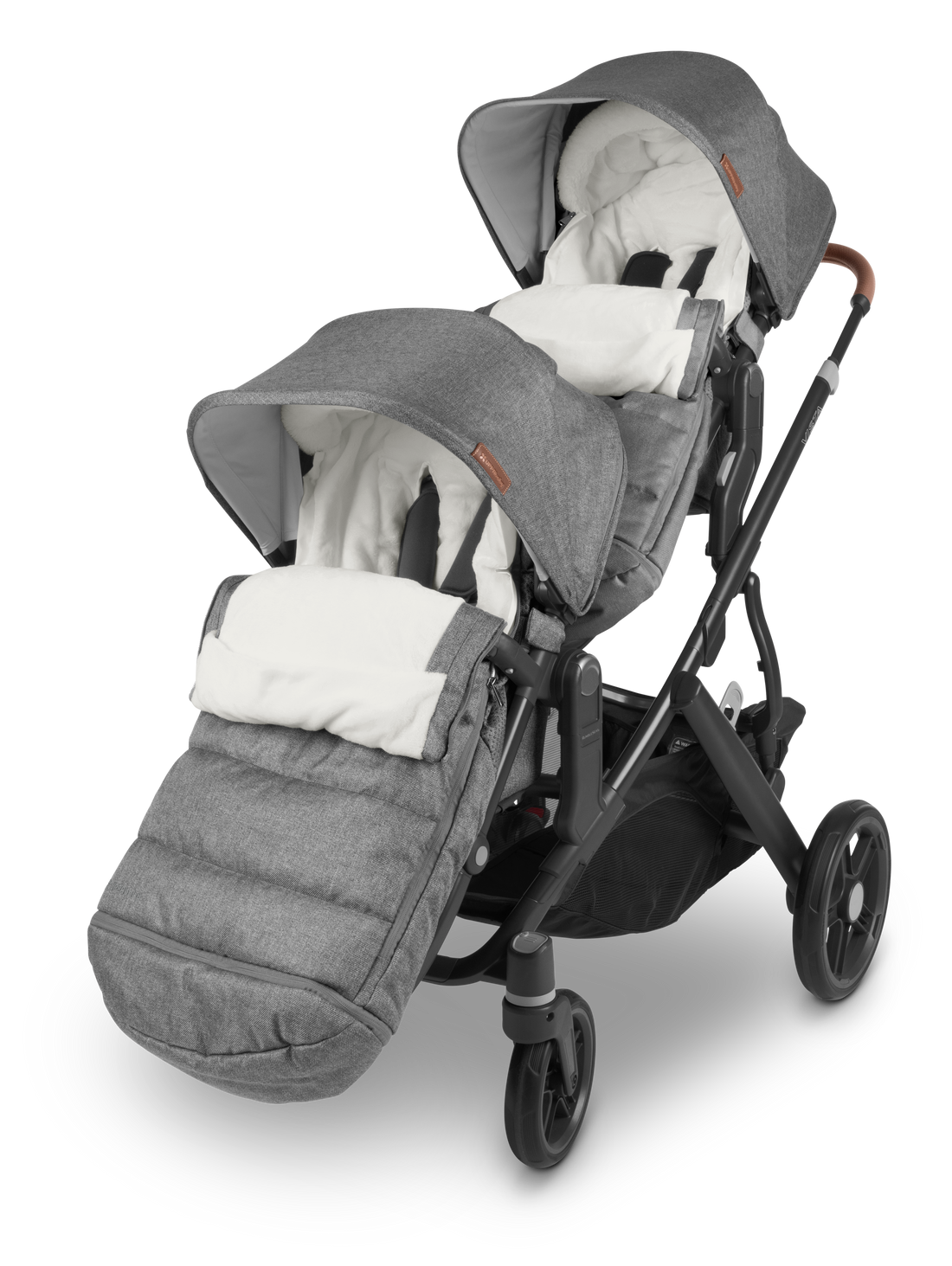 UPPAbaby Cozy Ganoosh (Greyson), on Vista V3, double