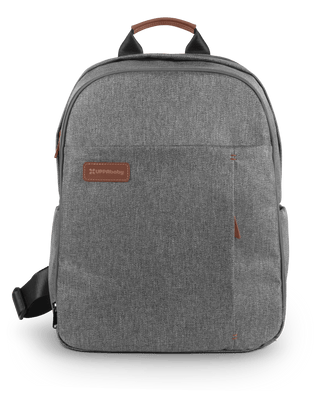 UPPAbaby Nappy Bag Pro Greyson (Grey Melange / Saddle Leather)