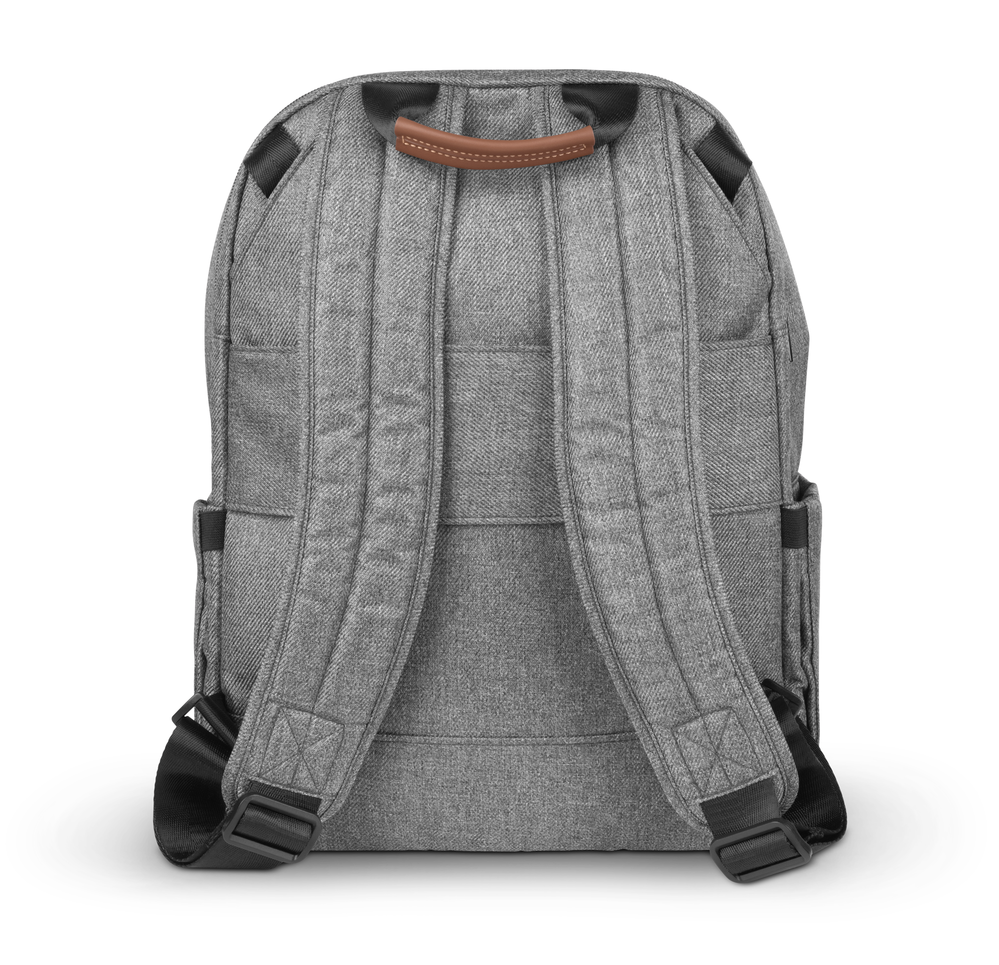 UPPAbaby Nappy Bag Pro Greyson (grey melange/saddle leather)