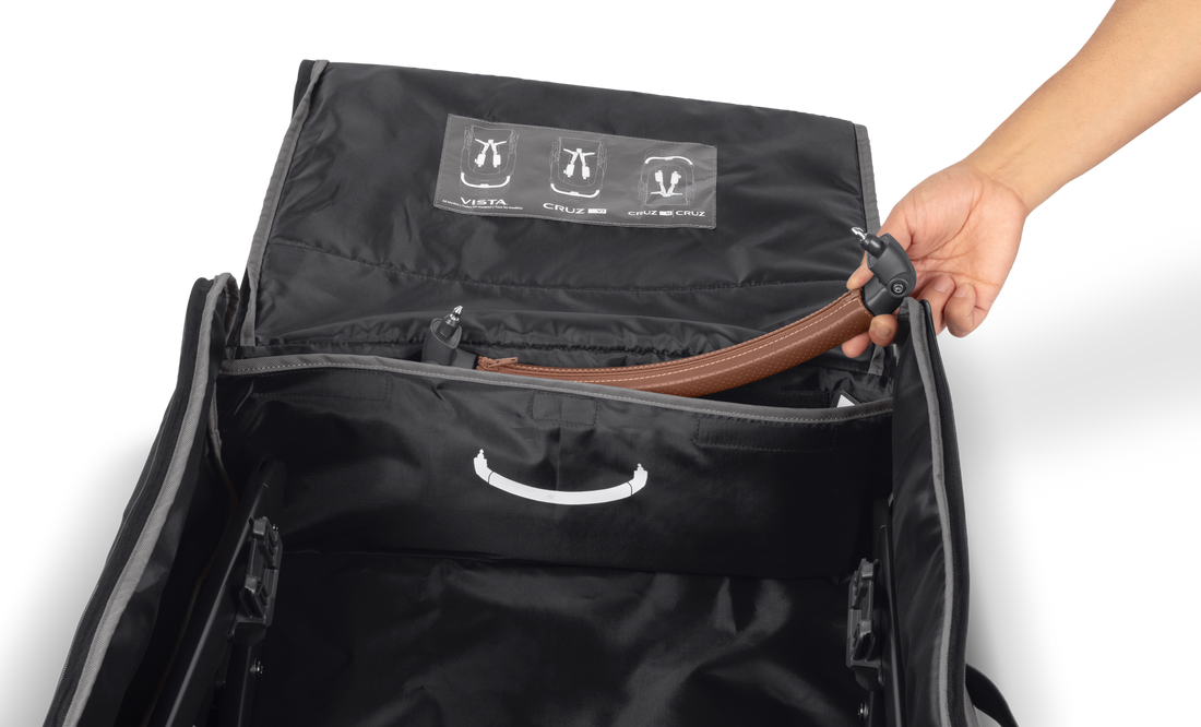 UPPAbaby Travel Bag for Vista and Cruz, padded bumper bar pocket