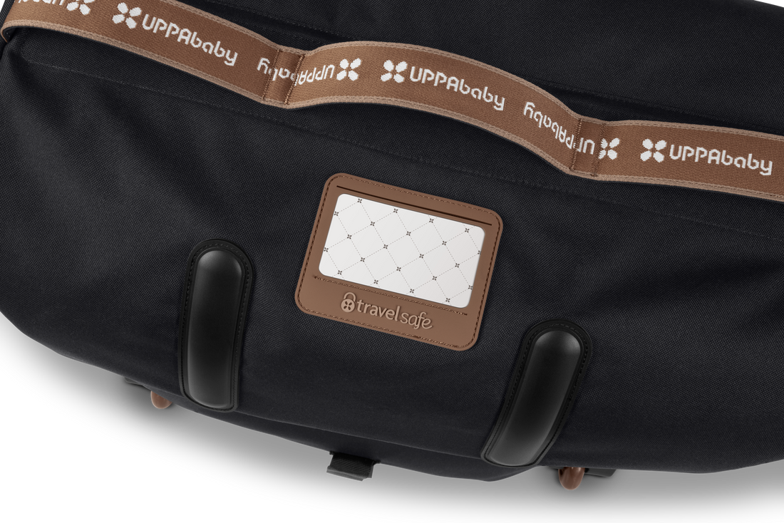 UPPAbaby Travel Bag for Vista and Cruz, luggage tag pocket with ID card