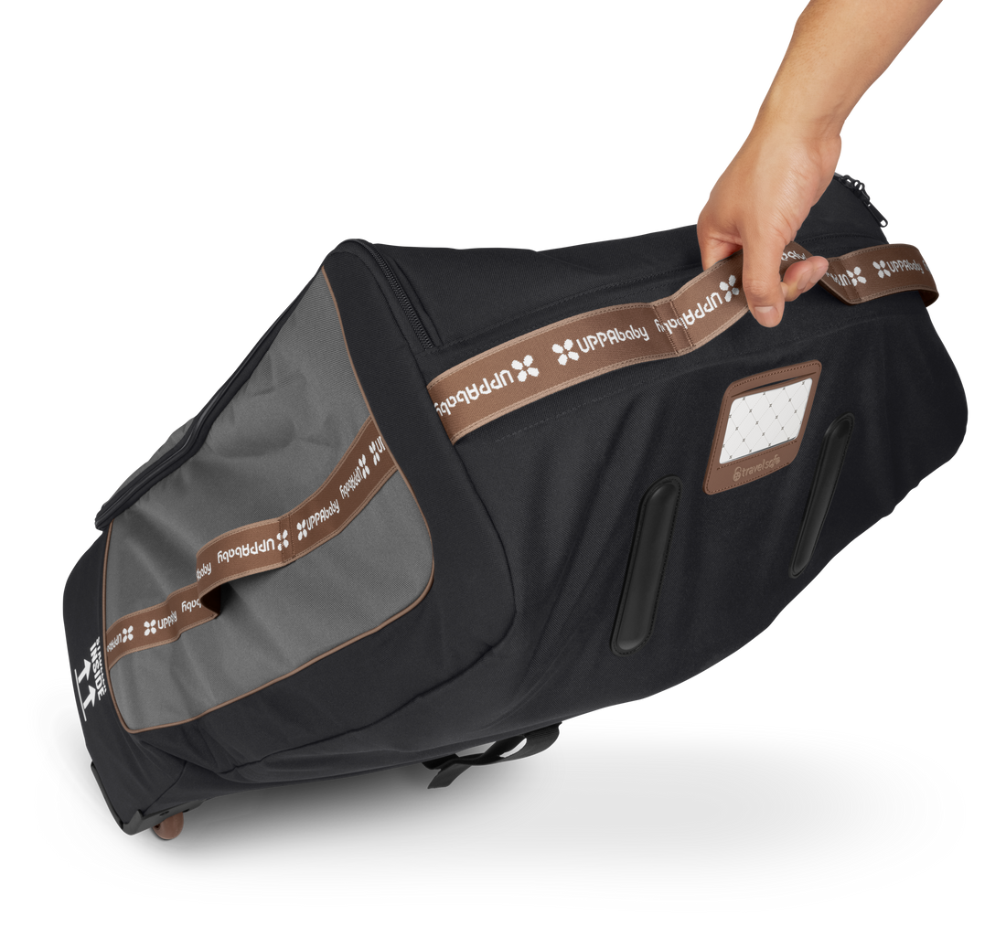 UPPAbaby Travel Bag for Vista and Cruz, rolling on its own wheels