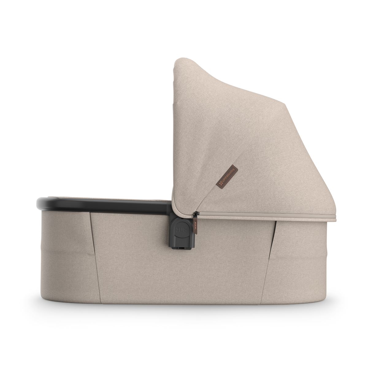 UPPAbaby V3 Bassinet - Ada (Sandstone / Chestnut Leather), side