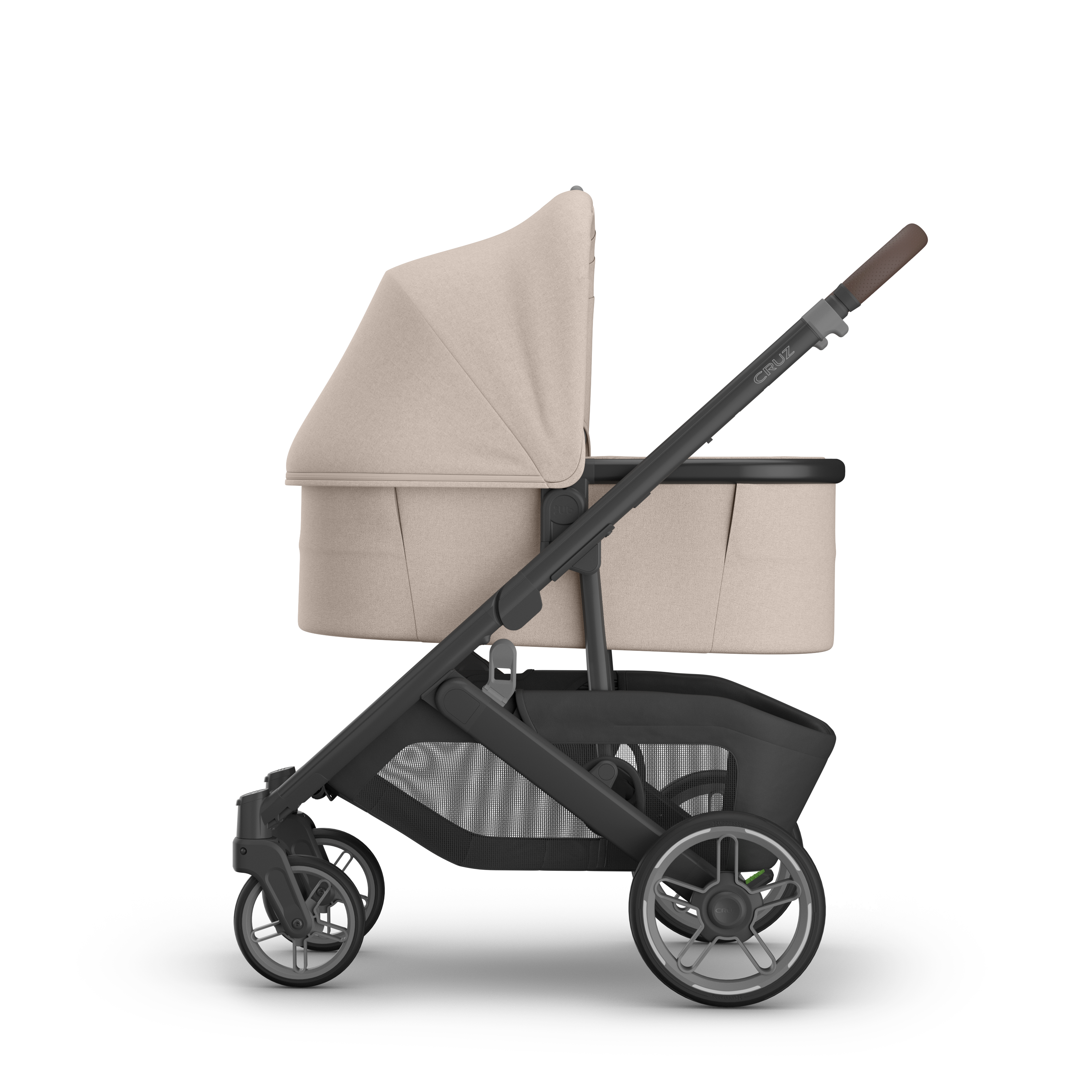 UPPAbaby V3 Bassinet -Ada (Sandstone/Chestnut leather) - UPPAbaby Australia