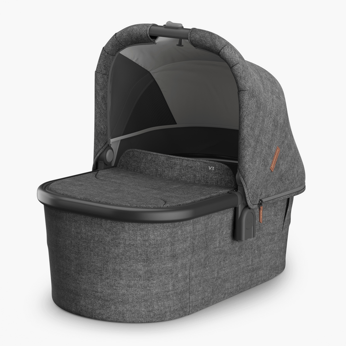 UPPAbaby V3 Bassinet - Greyson (Charcoal Melange / Black)