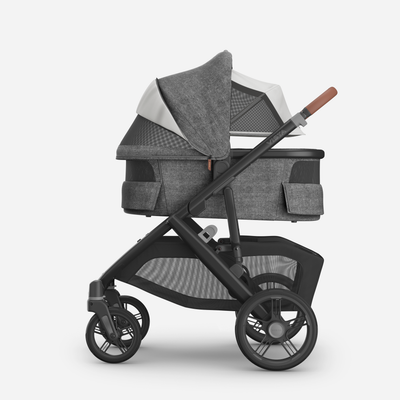 UPPAbaby VISTA V3 With Bassinet - Charcoal Melange/Carbon (Greyson) - UPPAbaby Australia