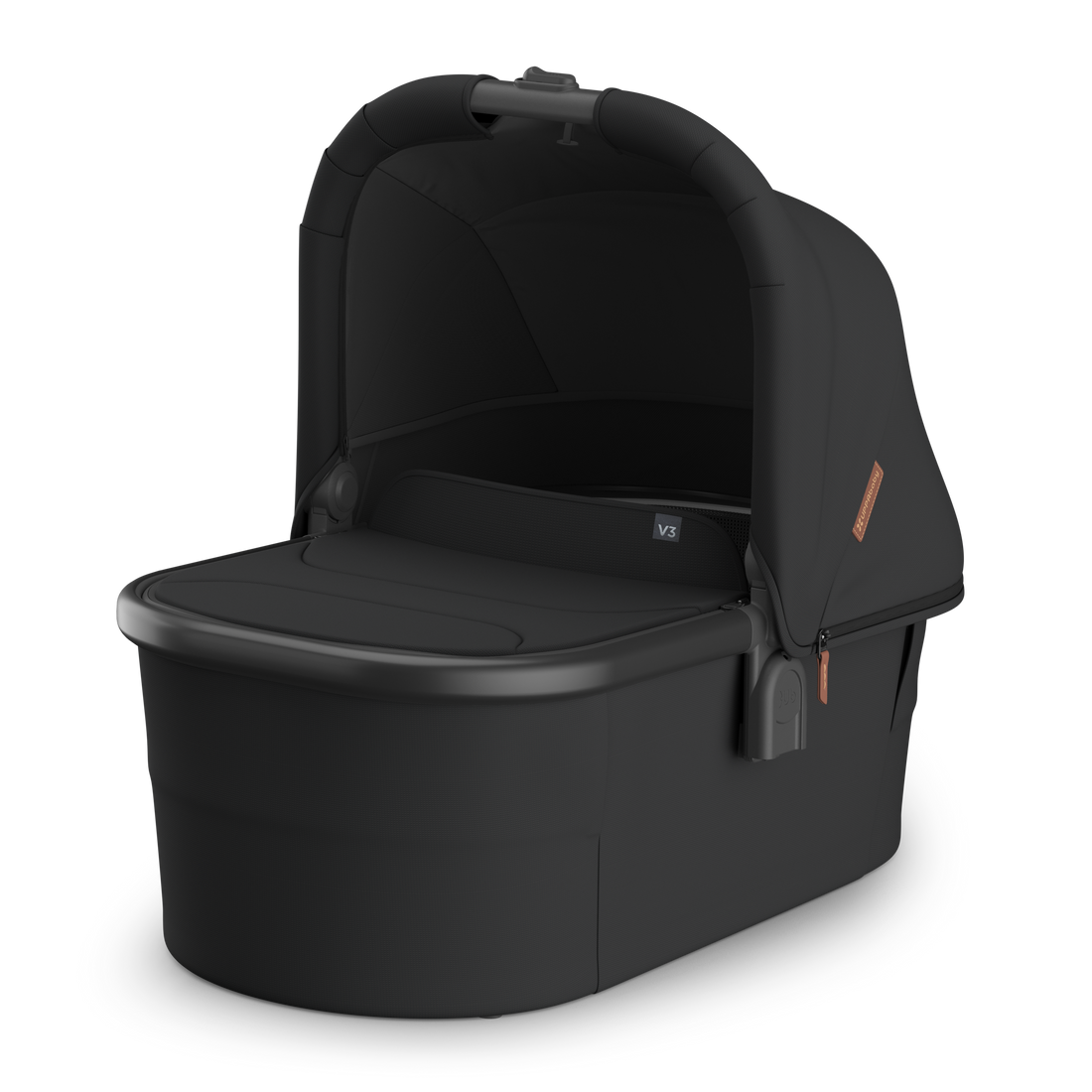 UPPAbaby V3 Bassinet - Nori (Charcoal / Saddle), hero