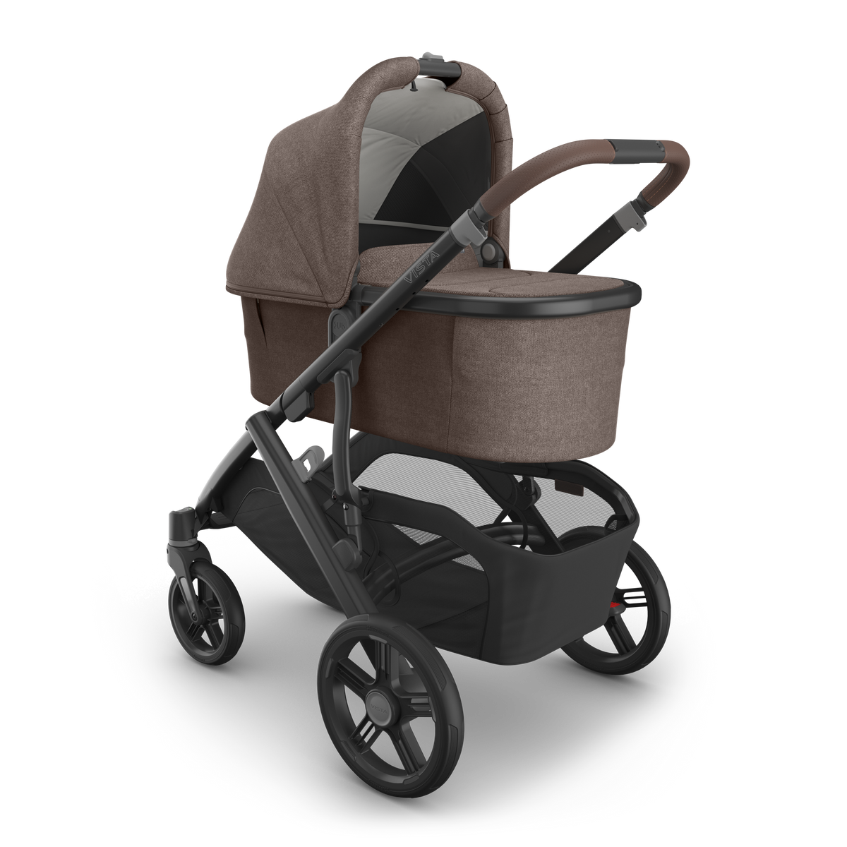 UPPAbaby V3 Bassinet - Owen (Mocha Melange), on Vista V3