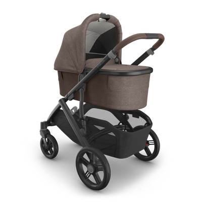 UPPAbaby V3 Bassinet - Owen (Mocha Melange), on Vista V3
