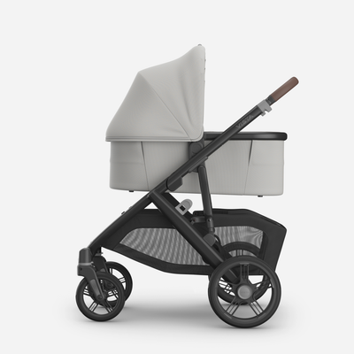 UPPAbaby VISTA V3 With Bassinet - Pearl Grey Jacquard/Carbon (Savannah) - UPPAbaby Australia