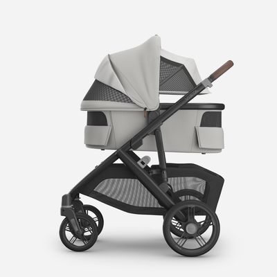 UPPAbaby VISTA V3 With Bassinet - Pearl Grey Jacquard/Carbon (Savannah) - UPPAbaby Australia