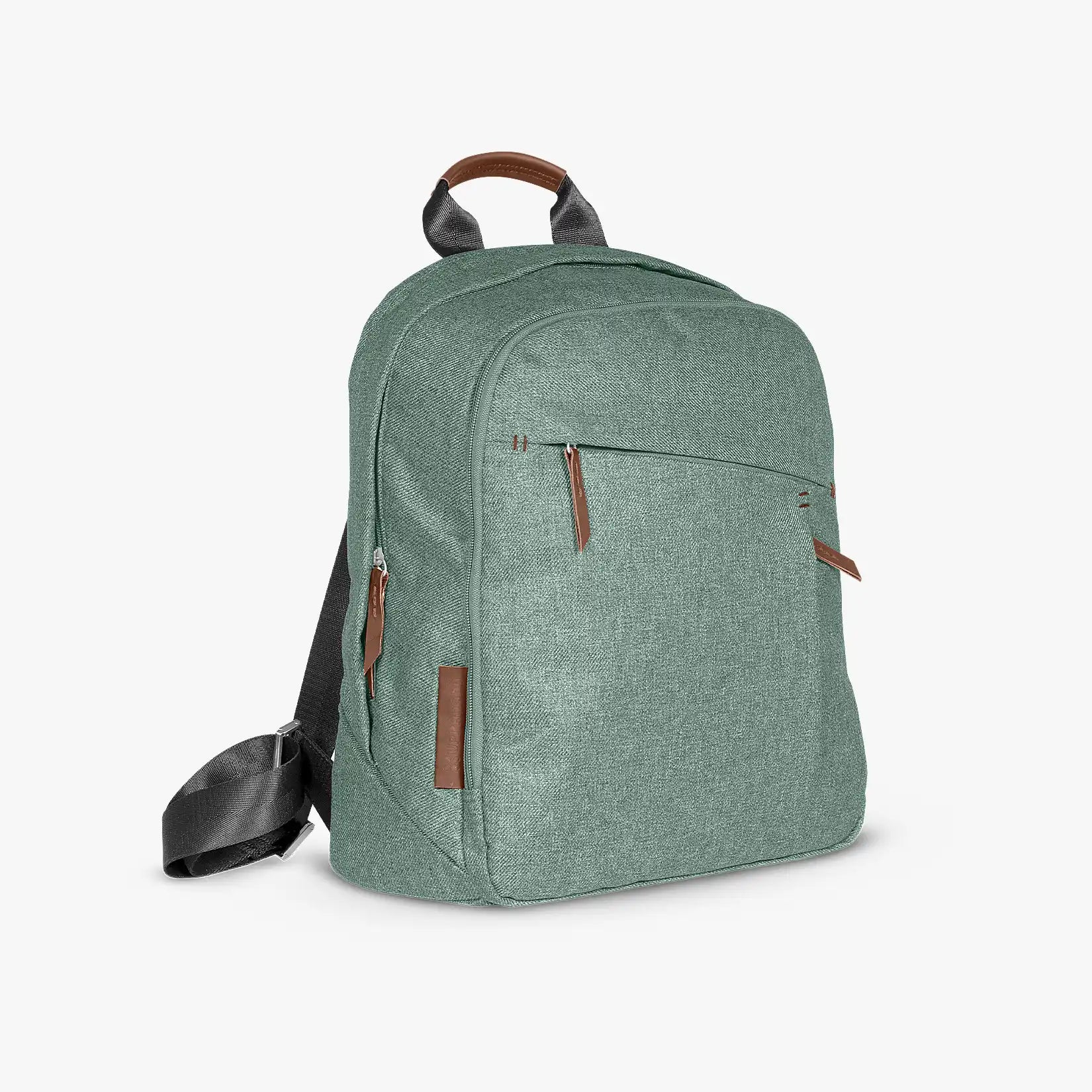 UPPAbaby Changing Backpack - Gwen/Emmett (green melange/saddle leather) - UPPAbaby Australia