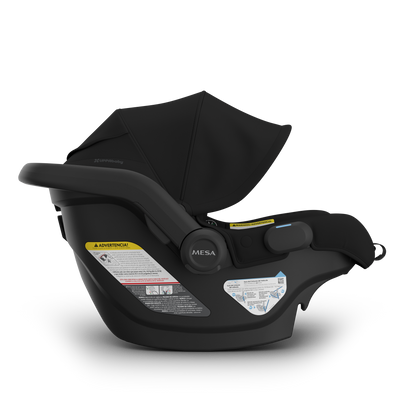 UPPAbaby Mesa Car Seat Capsule - Charcoal (James), carrier side