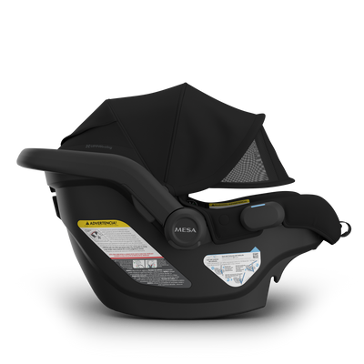 UPPAbaby Mesa Car Seat Capsule - Charcoal (James), carrier side extra sunshade