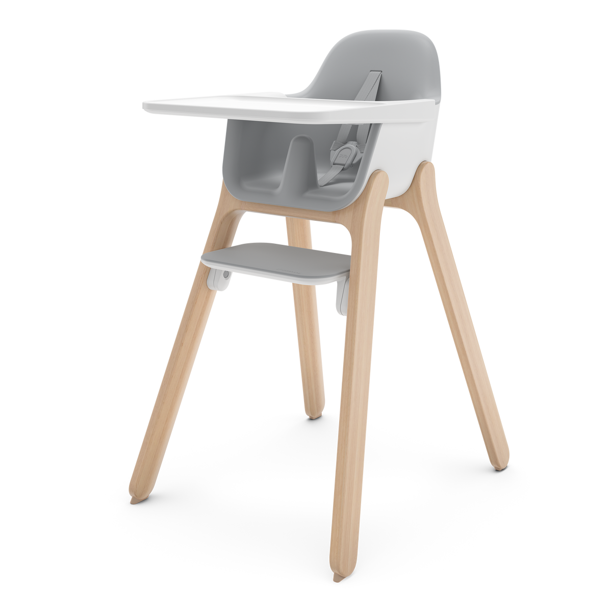 UPPAbaby Ciro Highchair - Chloe (Grey), three quarter left