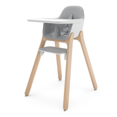 UPPAbaby Ciro Highchair - Chloe (Grey), three quarter left