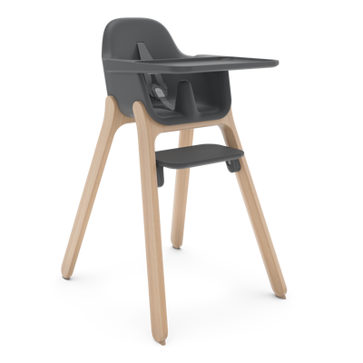 UPPAbaby Ciro Highchair - Jake (Charcoal), three quarter right hero