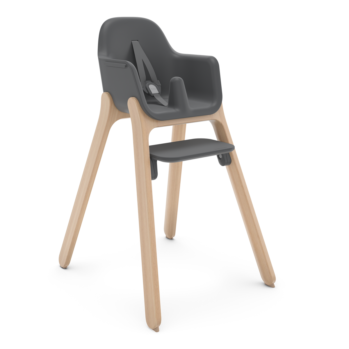 UPPAbaby Ciro Highchair - Jake (Charcoal), three quarter right no tray