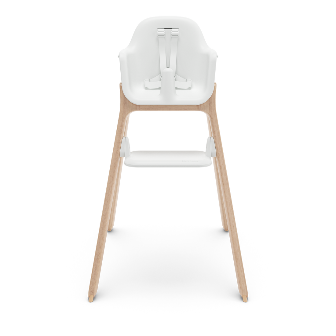 UPPAbaby Ciro V2 Highchair in Anya (Warm White), front view with the tray off