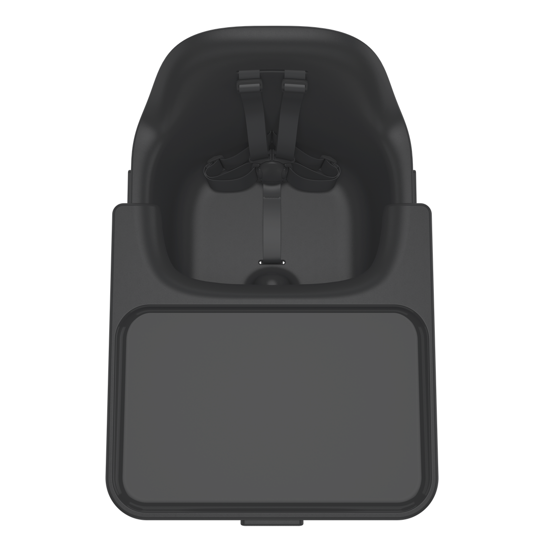 UPPAbaby Ciro V2 Highchair in Mason (Black), from above with the tray extended