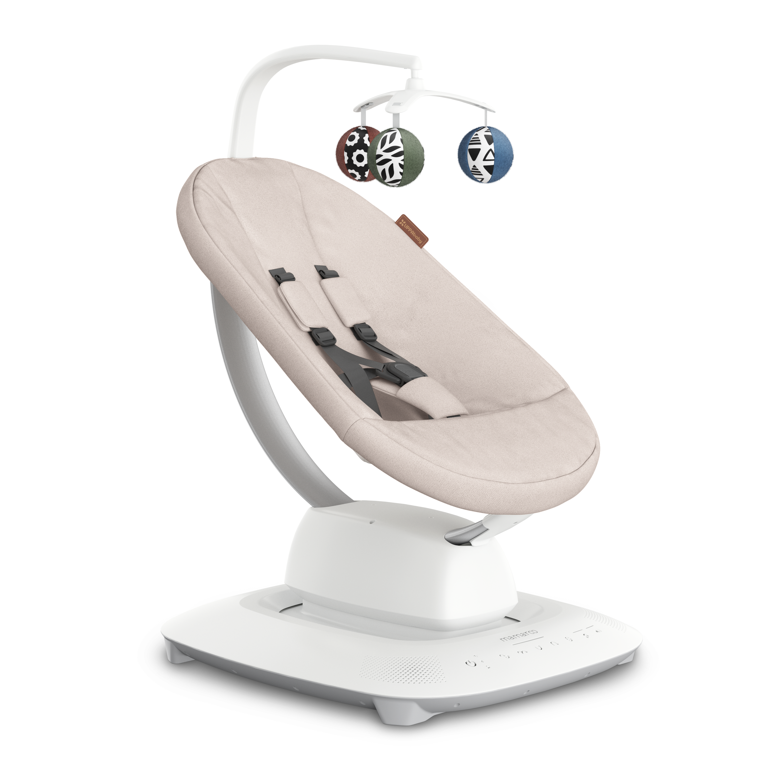 UPPAbaby MamaRoo Baby Swing - Sand Melange (Charlie)